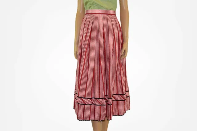 Vintage Cottagecore skirt Dirndl skirt Oktoberfest skirt Trachten Skirt Size 38
