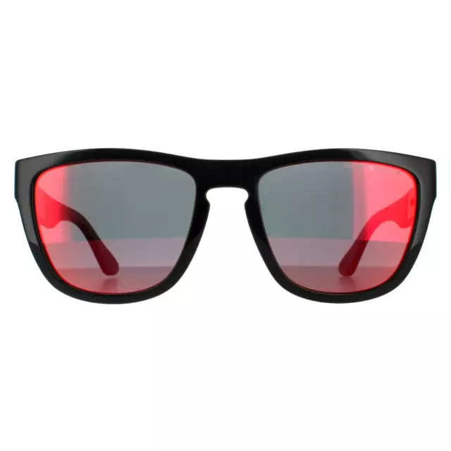 Tommy Hilfiger Lunettes de Soleil Th 1557/S 807 Uz Noir Rouge Miroir