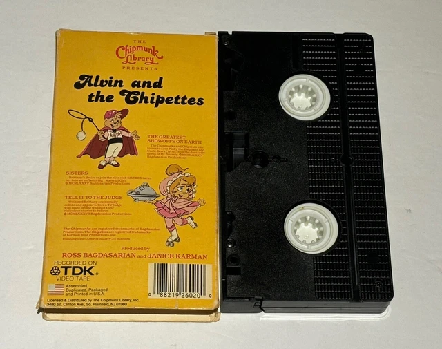 ALVIN AND THE CHIPETTES VHS Chipmunk Library *RARE* 80s 90s £12.28 ...