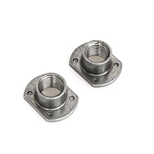 heyous 20pcs Weld Nuts M8 Tab Base UNC Carbon Steel Machine Screw 4 Projectio...