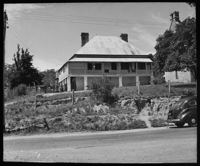 VINTAGE Magic Lantern Slide HOUSE AT BRISBANE C1949 PHOTO AUSTRALIA