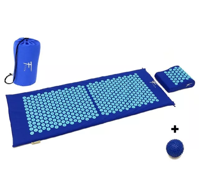 kit d'acupression XL tapis d'acupression massage sport relaxation 130x50x2,5cm