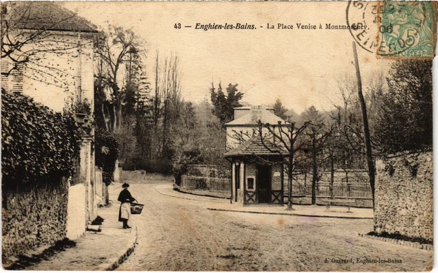 CPA Enghien les Bains La Place Venice a Montmorency FRANCE (1308539)