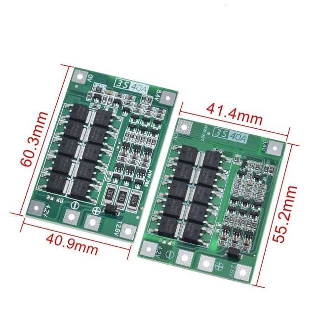 Scheda di protezione batteria 1 pezzo 14,8 V 16,8 V litio 3 corde 4 corde