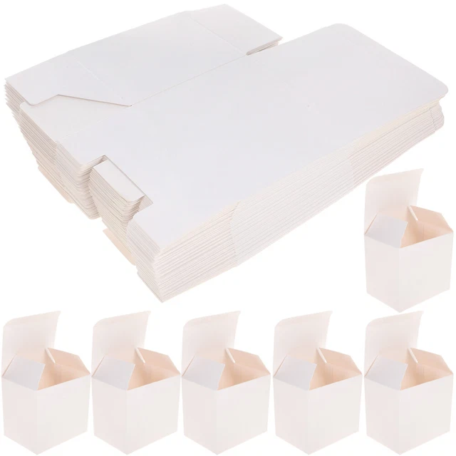 30 Pezzi Scatole Regalo Cartone Con Cuore 8 X 8 X 7,5 Cm - In Carta Kraft - Scatoline Portaconfetti, Bomboniere Per Biscotti, Anniversari, Compleanni - 4