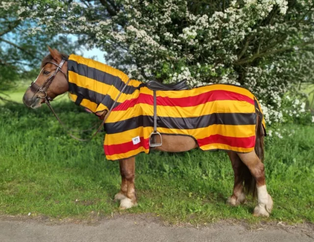 Fly Mesh Rug for Horse Pony Shetland Lightweight Full Neck Summer Exercise Sheet