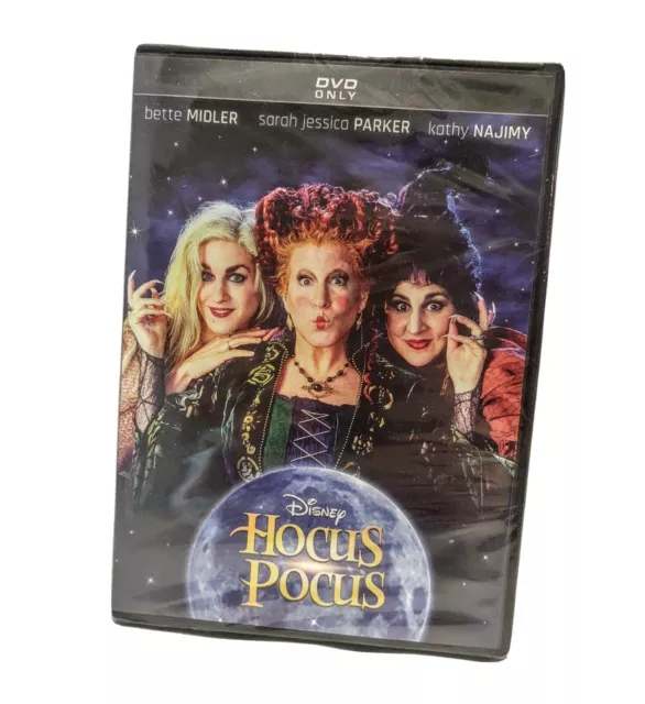 HOCUS POCUS DISNEY DVD Halloween Movie Bette Midler Sarah Jessica ...