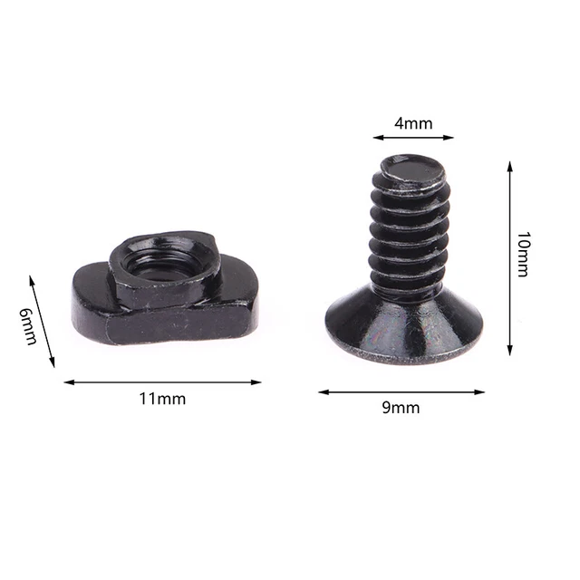 10 pz/lotto di ricambio viti e dadi in alluminio per viti ferrovia Mlok M-lok To*jy