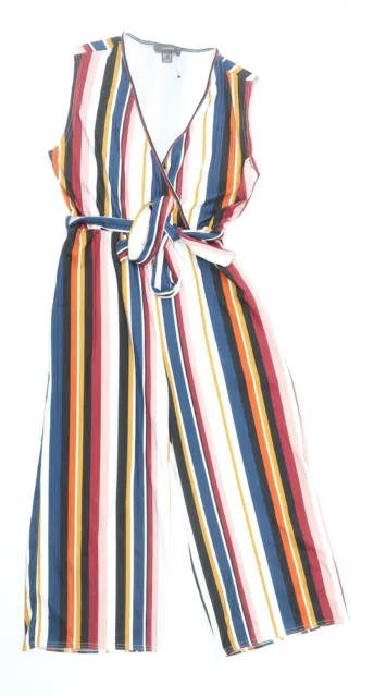 Maglione da donna multicolore a righe poliestere Primark taglia 12