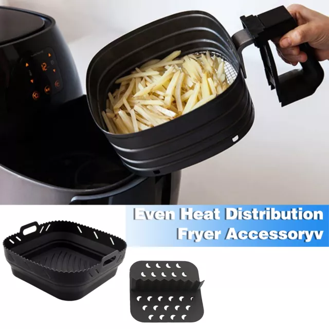 Steaming Oven Baking Silicone Fryer Accessory Even Heat Distribution Reusable