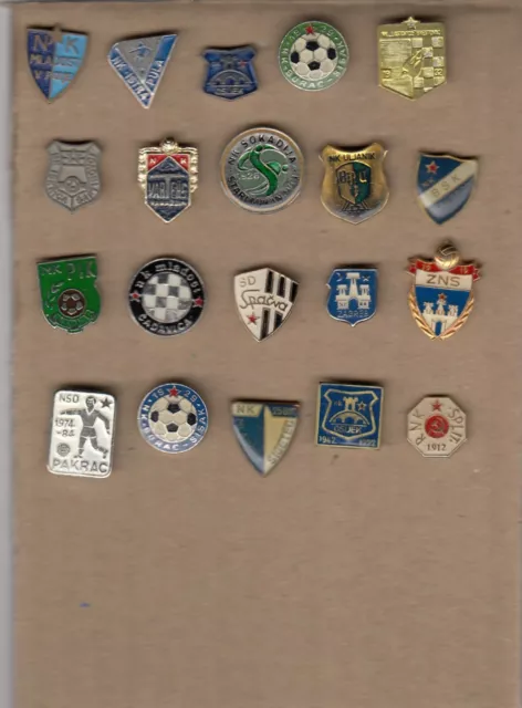 20 pin pins badge anstecknadel football club team CROATIA Yugoslavia nogomet