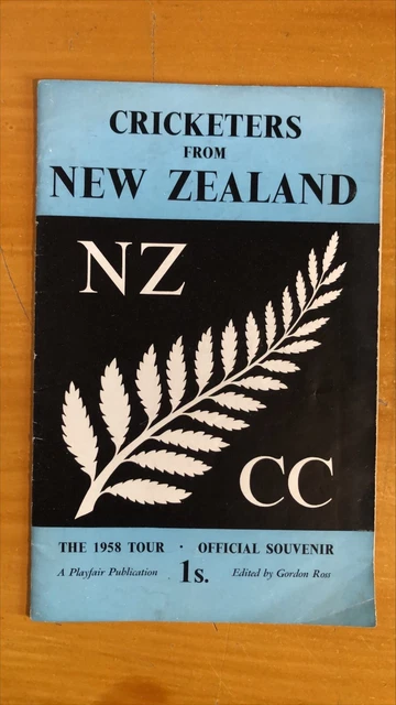 1958 RARE FULLY signed by 20 Players in New Zealand Tour to England Programme