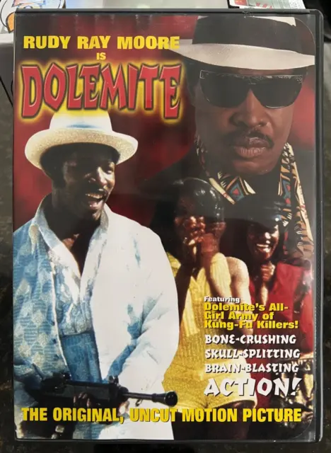 RUDY RAY MOORE is DOLEMITE - DVD - RARE 1998 PRESSING - GREAT CONDITION
