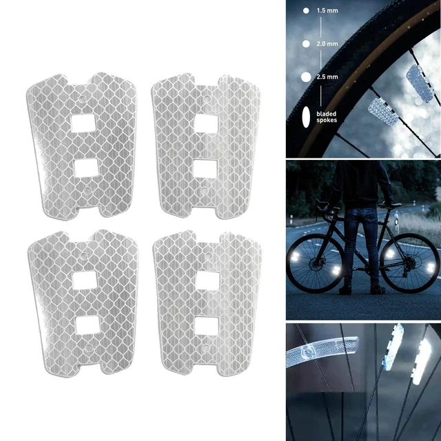 Autocollant Réfléchissant De Lumière De Roue De Bicyclette Autocollant De