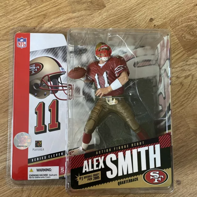 Mcfarlane Nfl Series 11 49Ers Qb Alex Smith Rookie Chase Figure Sealed