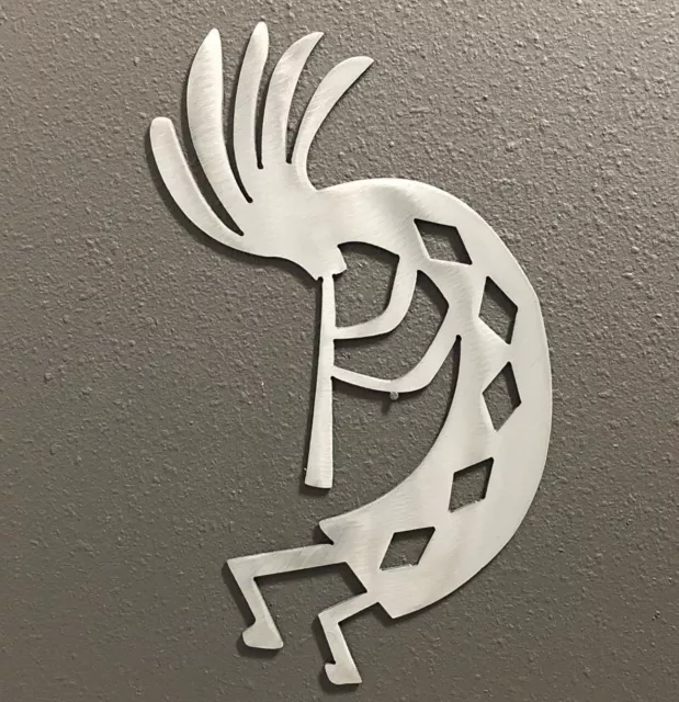 Kokopelli ALUMINUM Metal Wall Art Skilwerx 9 X 6 Southwestern 5