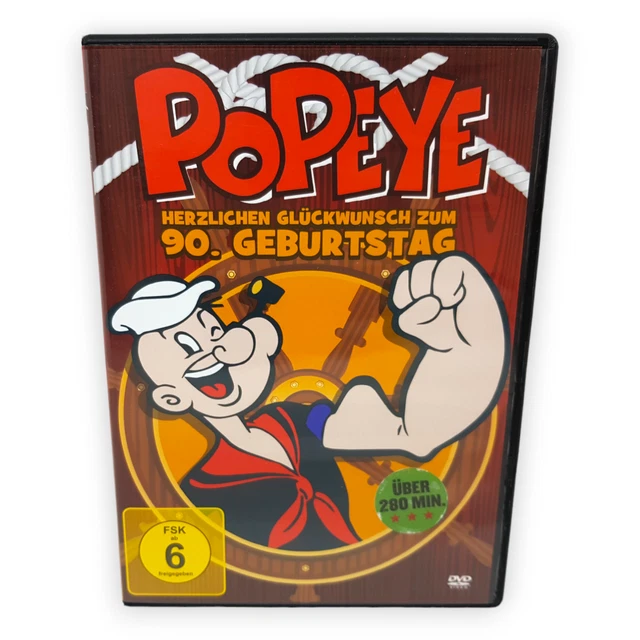 POPEYE HERZLICHEN GLÜCKWUNSCH zum 90 Geburtstag DVD Zeichentrick