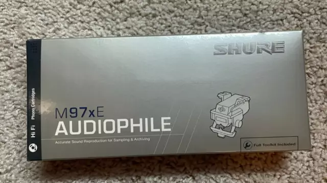 SHURE M97xE PHONO CARTRIDGE AUDIOPHILE (NEW SEALED)