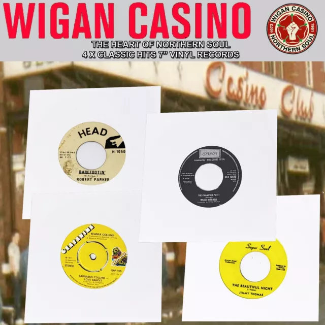 Northern Soul 7" Vinyl Records BUNDLE Wigan Casino All Nighter, 4 x Classic Hits