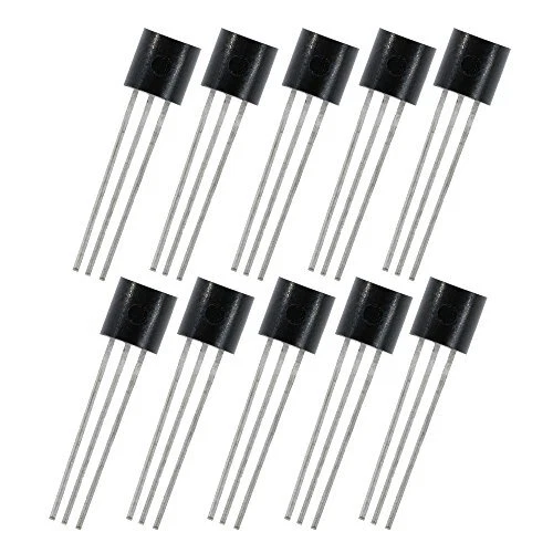 10pcs Ds18b20 18b20 To92 3 Pins Wire Digital Thermometer Temperature Ic Sensor