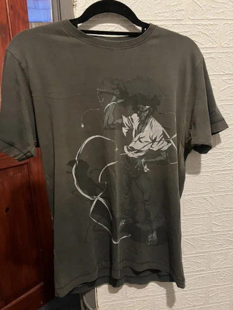 Afro Samurai Grey T Shirt Size Small Anime