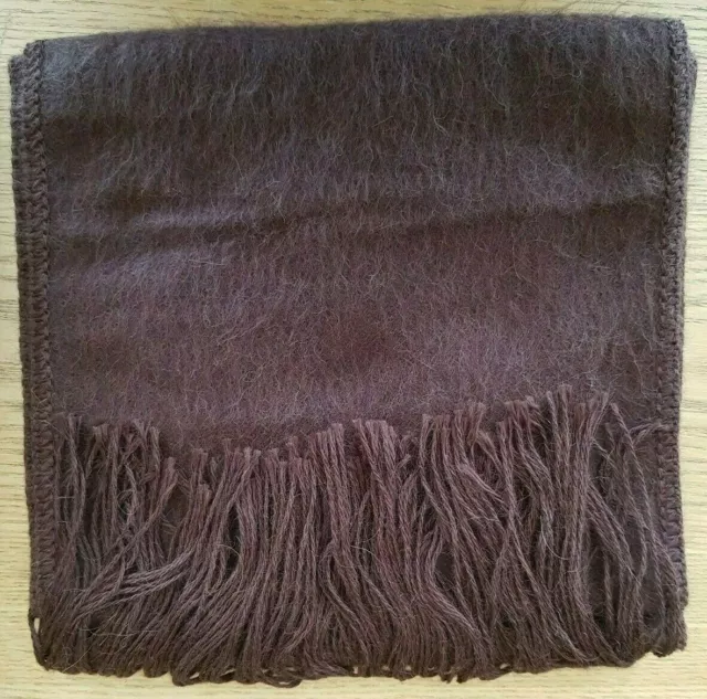 100% Baby Alpaca Wool Scarf Ultra-Soft Luxury Hand-made Plain Present New