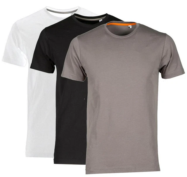 T-Shirt Maglietta Manica Corta Neutra Payper Free Cotone Uomo