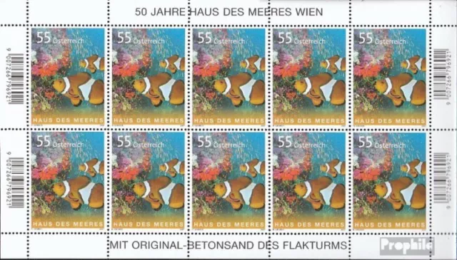 Austria 2694 Sheetlet fine used / cancelled 2007 Clownfische