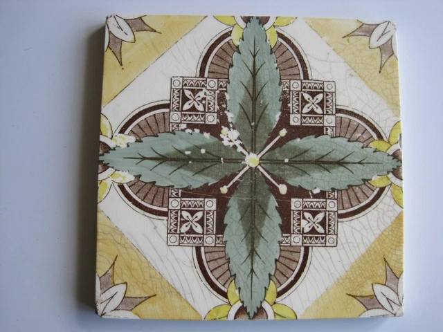 Antique Victorian Transfer Print & Tint Aesthetic Tile - Sherwin & Cotton