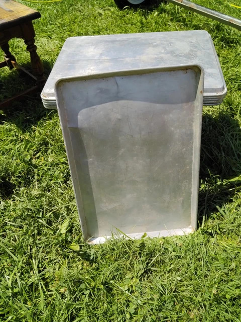 Lot of 6 Commercial 18x26 Full Size Bakery Baking Aluminum Sheet Pans Cook Trays