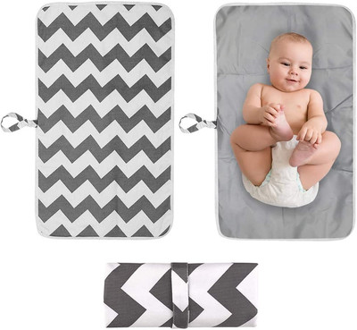 Lekebaby Matelas à langer pliable pour voyage Noir 