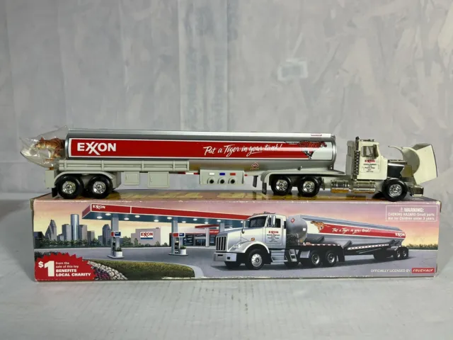 Exxon Toy Tanker Truck 1997 Collectors Edition With Tiger Figurine Original Box