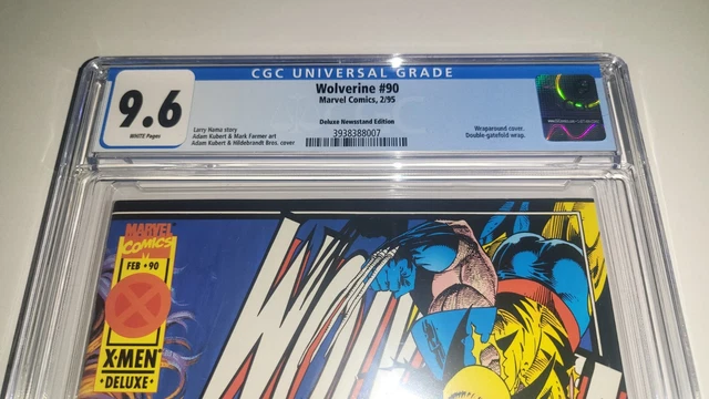 Wolverine #90 (1995) Deluxe Newsstand Edition CGC 9.6 (Wolverine Vs Sabretooth) 3