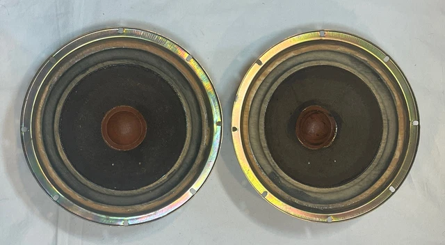 KLH Model 20 Speaker 10" Woofer Driver Pair Replacement Parts With Screws