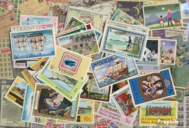 St. Kitts-Nevis Stamps 50 different stamps