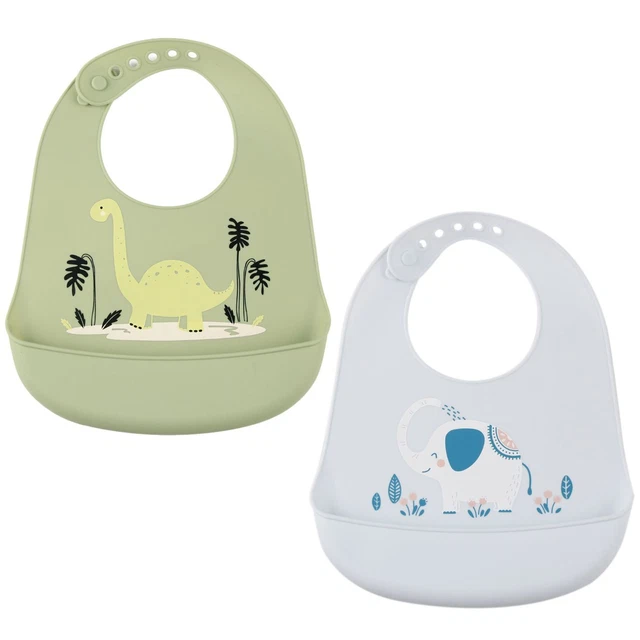 Saliva Towel Infants Pick Rice Pocket Feeding Baby Silicone Bibs Kids Apron
