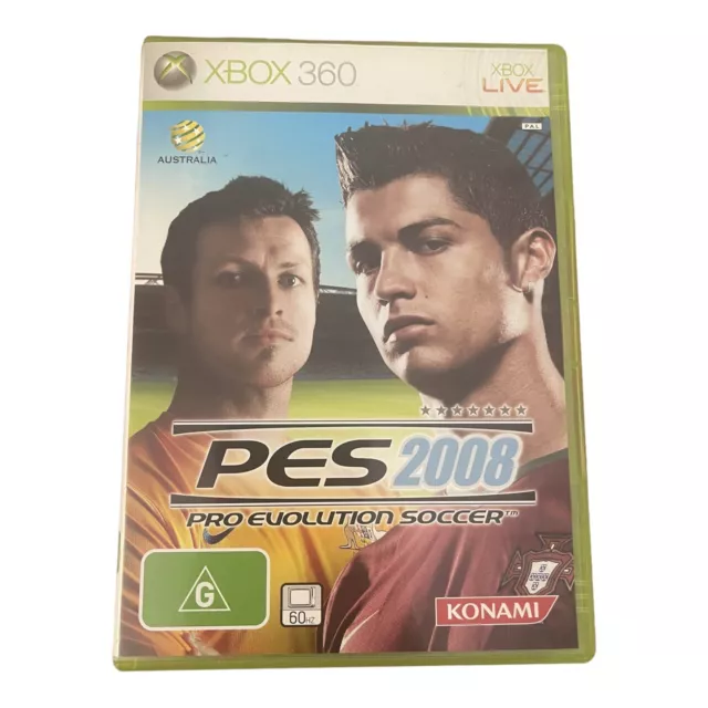 PRO EVOLUTION SOCCER 6 XBOX 360 - PAL - CASE - 2 COVERS - MANUAL