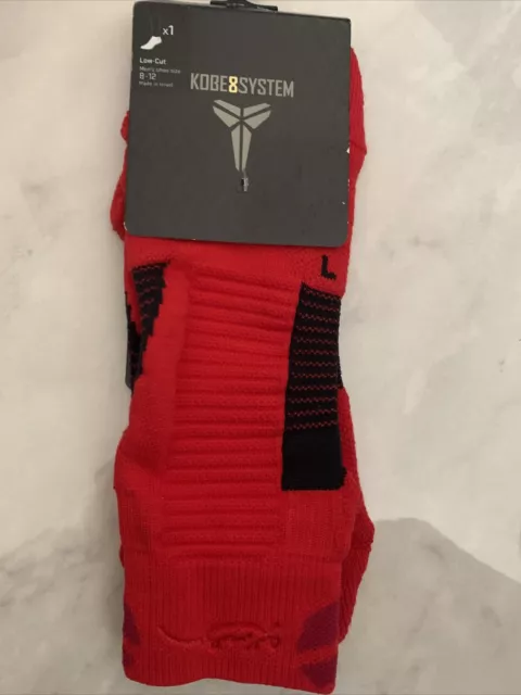 Rare New Vintage Nike Kobe 8 System Socks Sz Lrg Low Cut SX4738 606 Rare New Vintage Nike Kobe 8 System Socks Sz Lrg Low Cut SX4738 606