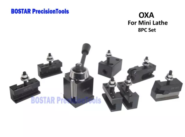BOSTAR  OXA 250-000 WedgeType Tool Post  Mini Lathe Up to 8"