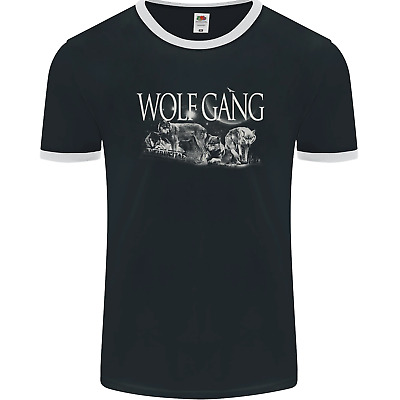 T-shirt Wolf Gang Werewolves Wolves Ringer da uomo fotoL