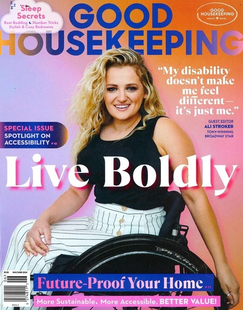 GOOD HOUSEKEEPING MAGAZINE May / June 2024 Live Boldly 11.99