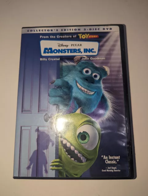 MONSTERS, INC. (DVD, 2002, 2-Disc Set, Collectors Edition) Disney Pixar ...