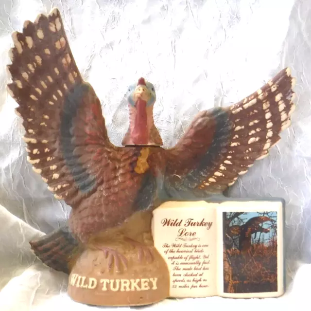 Wild Turkey First Of Lore Series 1979 Limited Edition Ceramic Decanter No. 1
