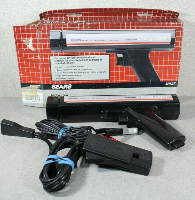 VINTAGE SEARS CLAMPON Inductive Timing Light 161.216840 £23.36
