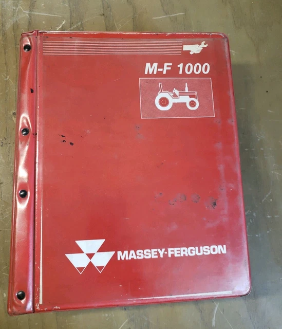 Manuel D'atelier Officiel Massey Ferguson - Séries 3000 à 3100 - Pour Tracteurs, Concessionnaire