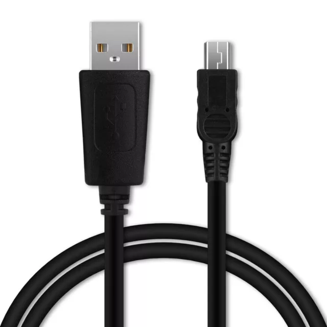 USB Kabel für Garmin StreetPilot 7200 Nüvi 670 Edge 705 Ladekabel 1A schwarz