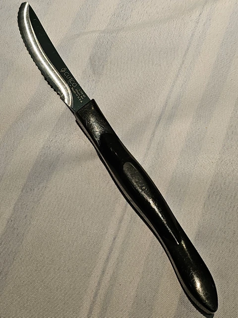 CUTCO STEAK KNIFE BLACK 1759 KD OLEAN NY MADE USA free shipping