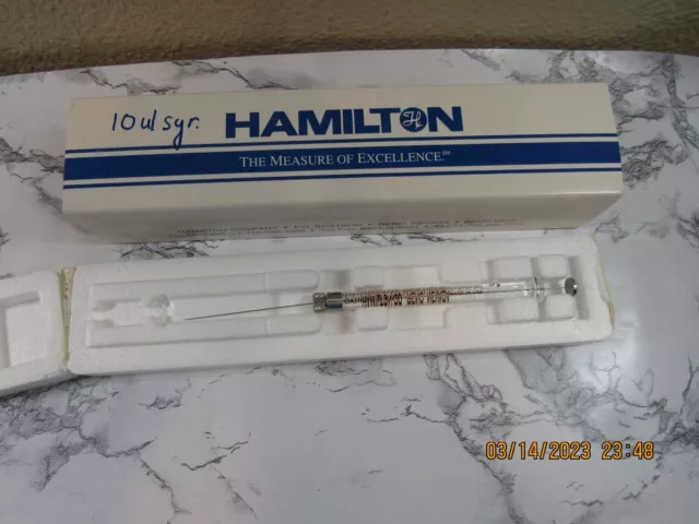 Hamilton 80030 1701RN GASTIGHT Laboratory Syringe 10 uL