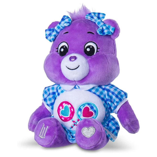 Peluche Care Bears Love-A-Lot Bear 22 Cm – Ours Câlin Avec Badge Cœur, Cadeau Collector Pour Enfants Dès 4 Ans