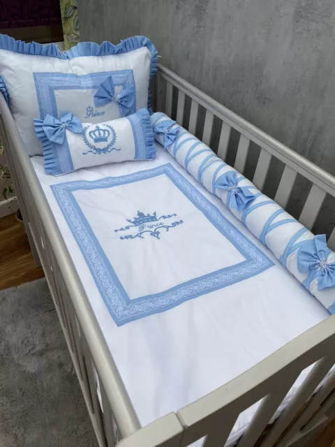 Embroidery Baby Cot Bedding Set  60/120